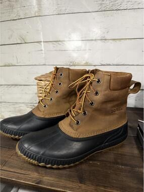 Sorel Cheyanne Lace Waterproof Men's Boots Brown Size 12